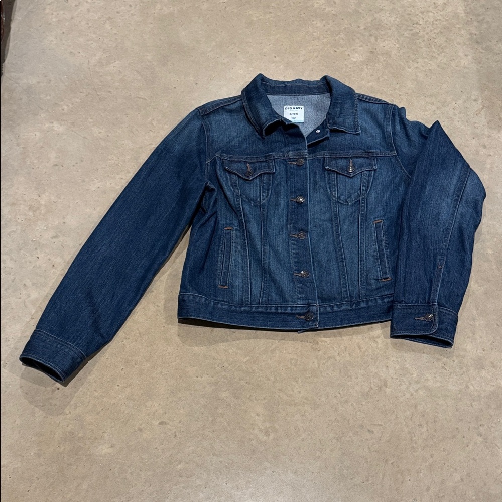 Old Navy Dark Blue Jean Jacket